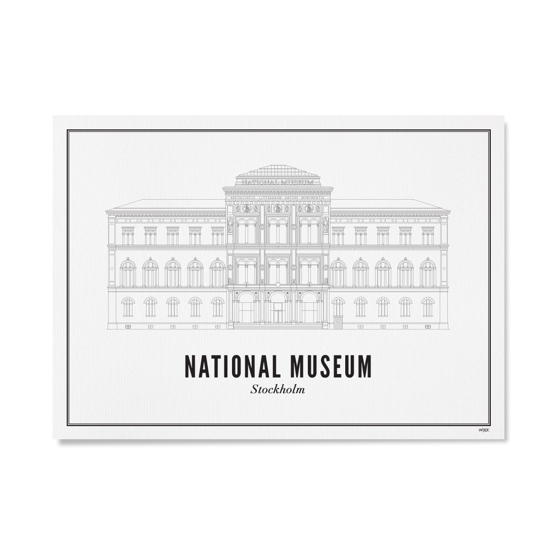Poster of Stockholm - National Museum | WIJCK.